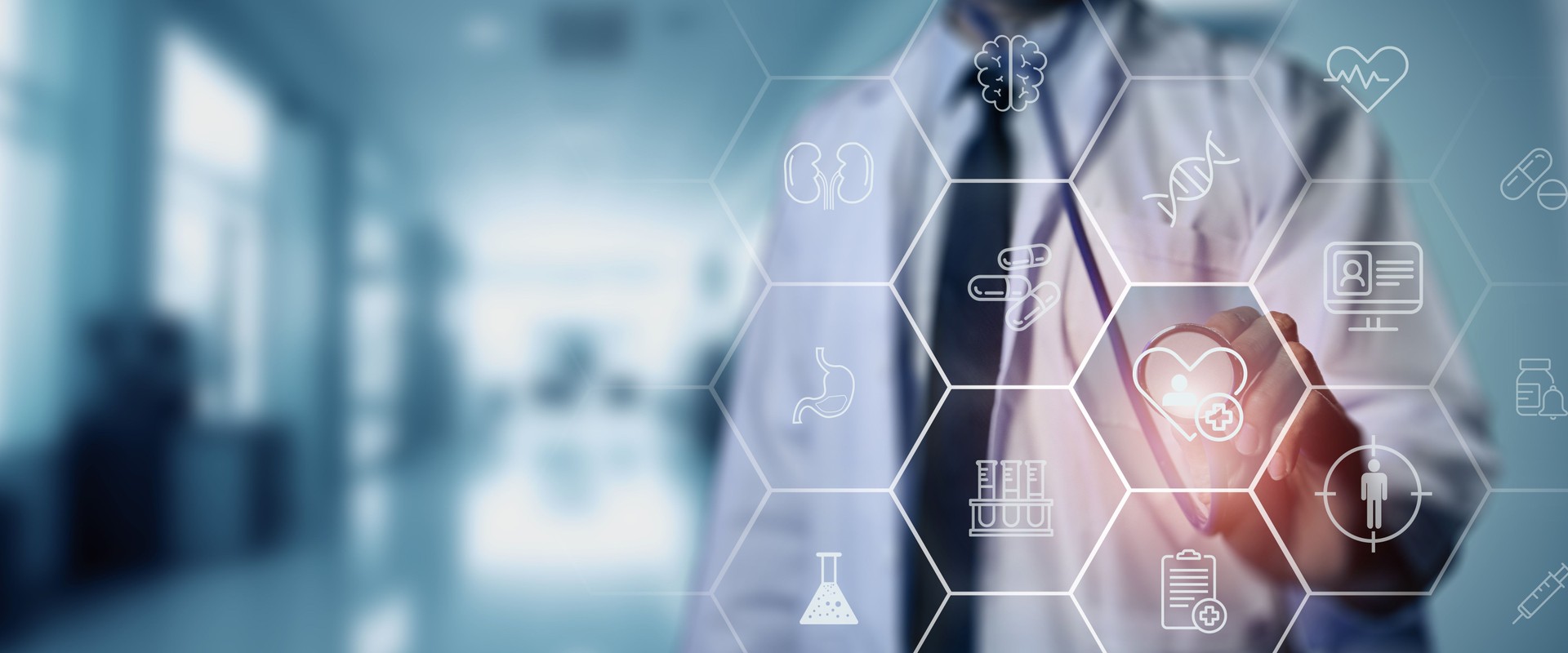 Personalized healthcare technology concept. Personalized medicine, precision medicine,advanced healthcare tailored to the genetic, environmental, and lifestyle factors of individual patients.